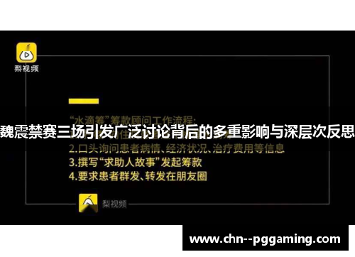 魏震禁赛三场引发广泛讨论背后的多重影响与深层次反思